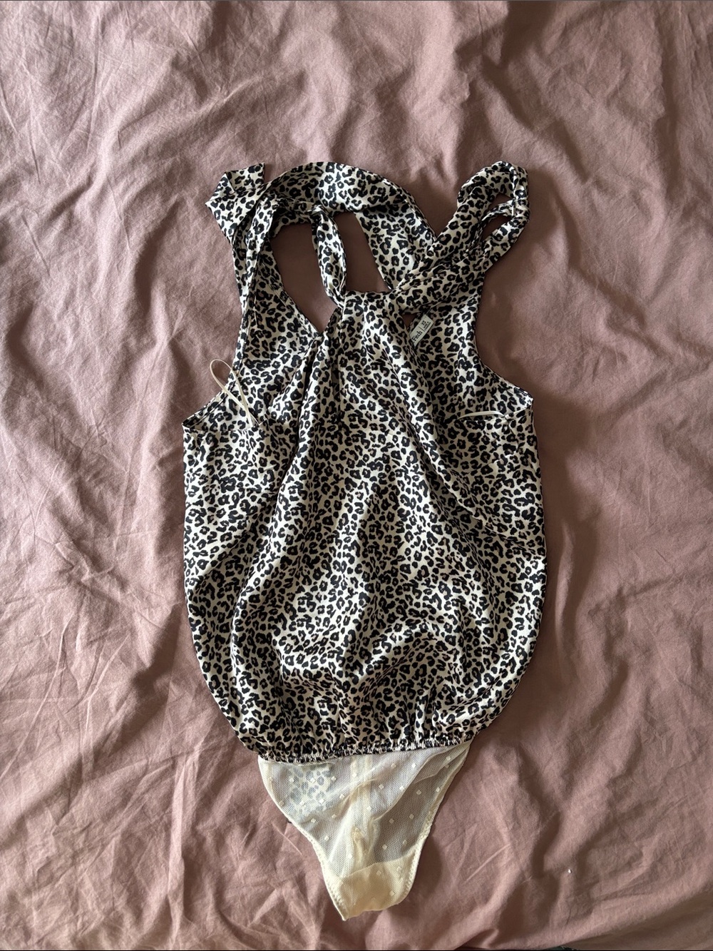 Leopard Print body suit Abercrombie Size XS